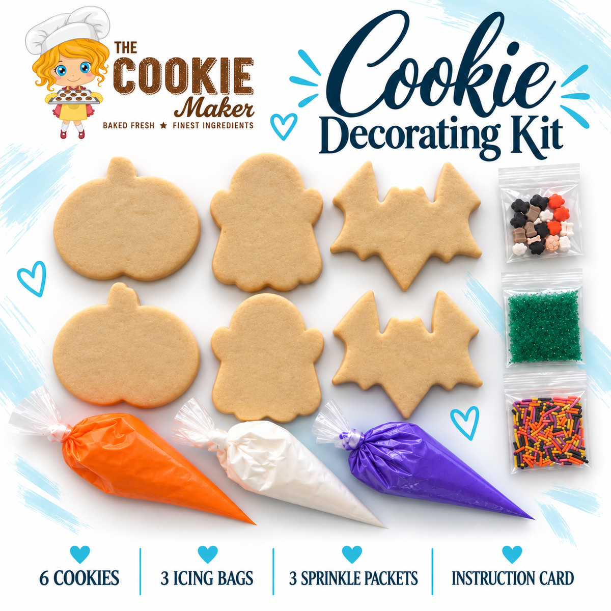 Cookie Decorating Kit - Halloween