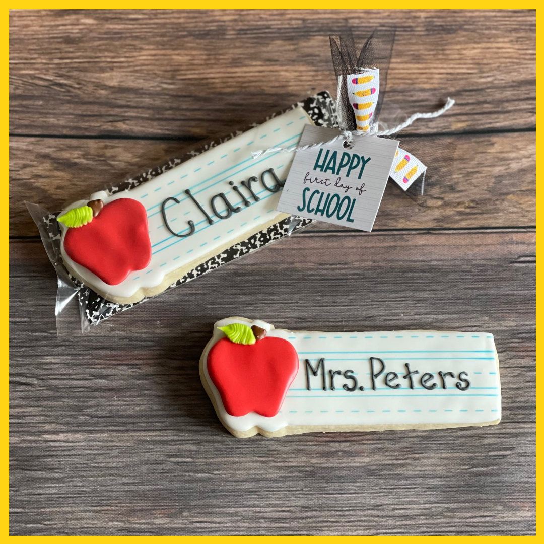 Individually Personalized Apple Plaque