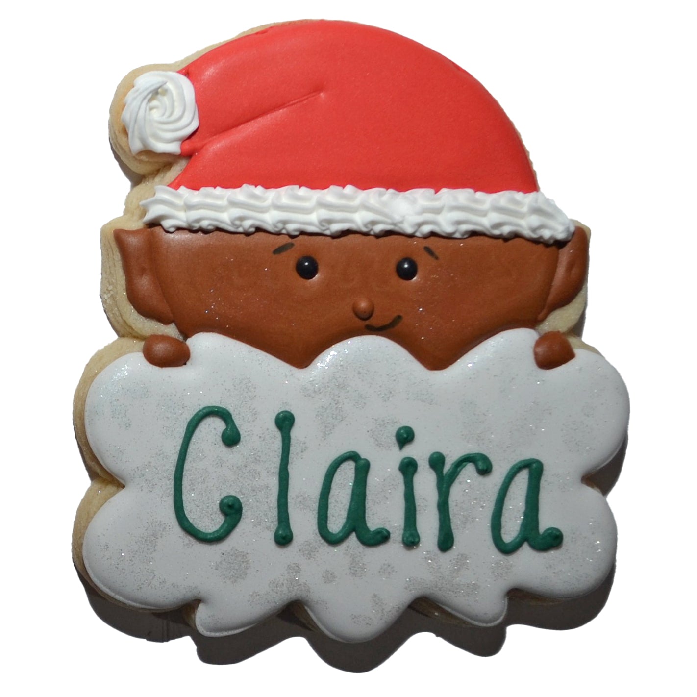 Individually Personalized Elf Cookie